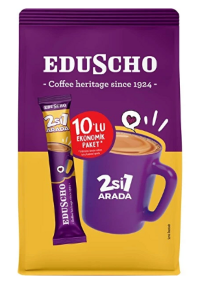 EDUSCHO 2Sİ 1 ARADA KAHVE 11G X 10'LU PAKET